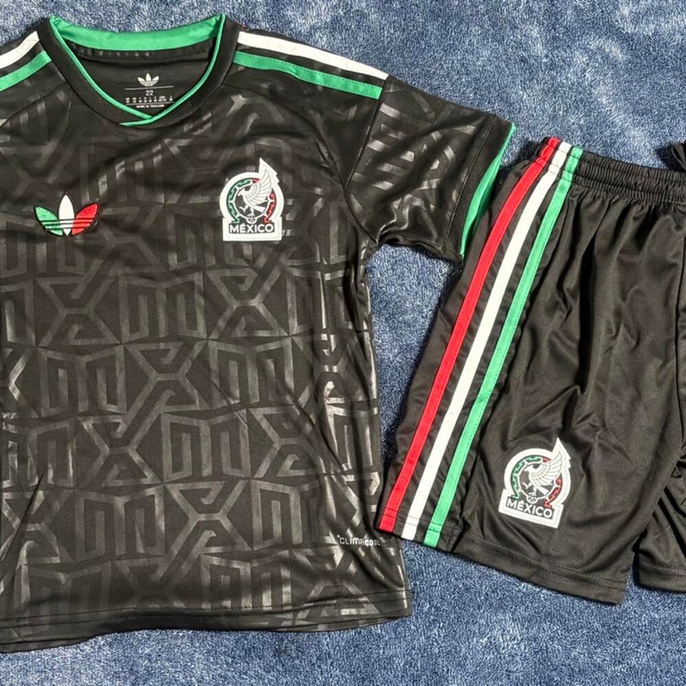 Mexico Black Third 2026 Kits for Kids